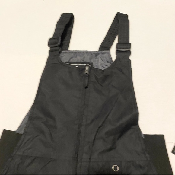 Women's Black Snow Bib Overalls - Picture 7 of 16